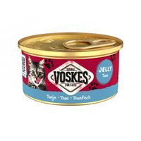 Voskes Jelly tonijn natvoer kat (24x85 g) 2 trays (48 x 85 g)