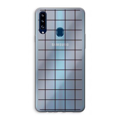Rooster: Samsung Galaxy A20s Transparant Hoesje