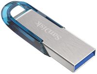 SanDisk Ultra Flair USB flash drive 32 GB USB Type-A 3.2 Gen 1 (3.1 Gen 1) Blauw, Zilver - thumbnail