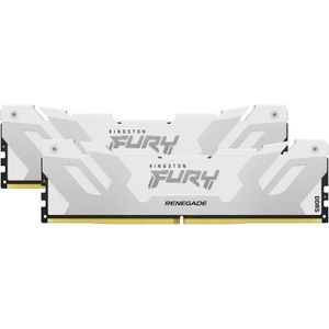 Kingston Technology FURY 32GB 6400MT/s DDR5 CL32 DIMM (set van 2) Renegade White XMP