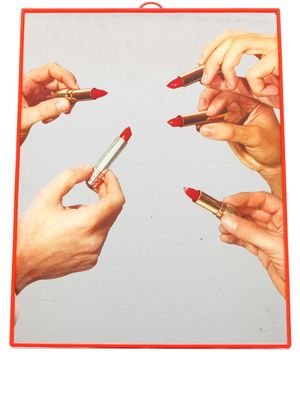Seletti cadre à imprimé graphique - Rouge