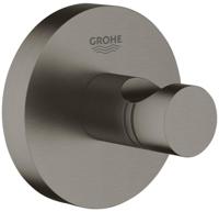 Grohe Essentials Handdoekhaak Ø 5,4x4,5 cm Hard Graphite Geborsteld - thumbnail