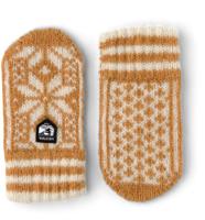 Hestra Kids' Nordic Want Kinderen Mustard / Offwhite 2