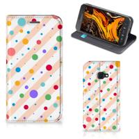 Samsung Galaxy Xcover 4s | Hoesje met Magneet | Dots
