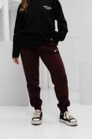 Nike Phoenix Fleece Trainingsbroek Dames Donkerrood - Maat XS - Kleur: Donkerrood | Soccerfanshop
