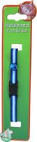 Halsband nylon blauw/wit streep - Gebr de boon