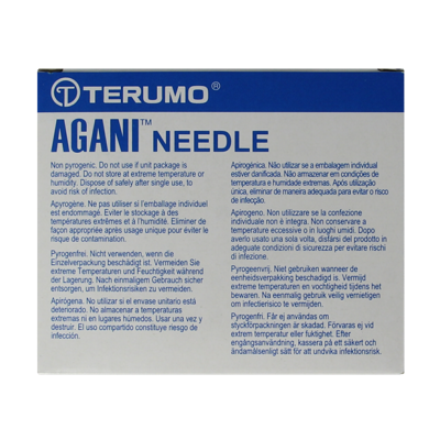 Terumo Injectienaald 38 x 0.9 agani 100 Stuks