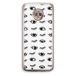 Eye pattern #2: Motorola Moto G6 Transparant Hoesje