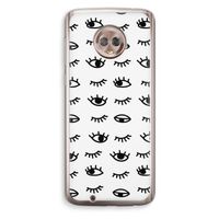 Eye pattern #2: Motorola Moto G6 Transparant Hoesje