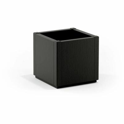 Bloempot Stefanplast Grafiet Vierkant