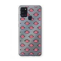 Lipjes: Samsung Galaxy A21s Transparant Hoesje