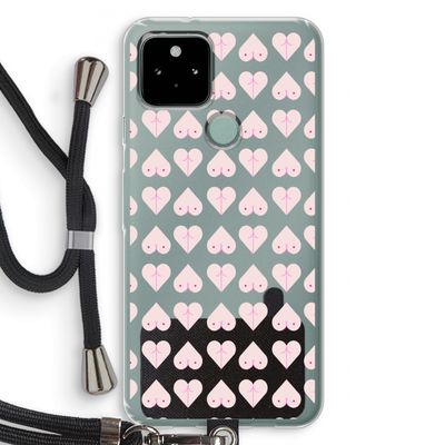 Ass 'n Titties: Pixel 5 Transparant Hoesje met koord