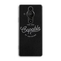 Capable: Sony Xperia Pro-I Transparant Hoesje