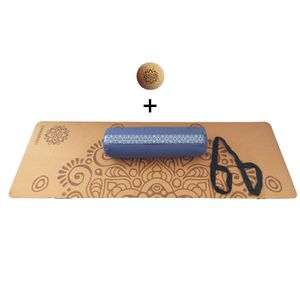 Yin yoga set - Moon - Denim Blue