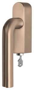 Formani Draaikiepgarnituur David Rockwell ECLIPSE DR101-DKLOCK-O afsluitbaar linksdraaiend - PVD licht brons