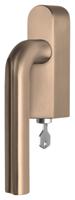 Formani Draaikiepgarnituur David Rockwell ECLIPSE DR101-DKLOCK-O afsluitbaar linksdraaiend - PVD licht brons