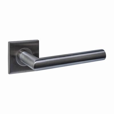 Intersteel DeurklinkQ 04 op vierkant rozet antraciet - 1329.103402