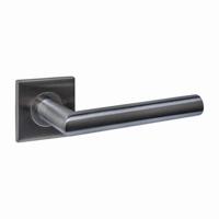 Intersteel DeurklinkQ 04 op vierkant rozet antraciet - 1329.103402