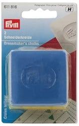 Prym Kleermakerskrijt Plaatjes (2 stuks) 02 Geel / Blauw