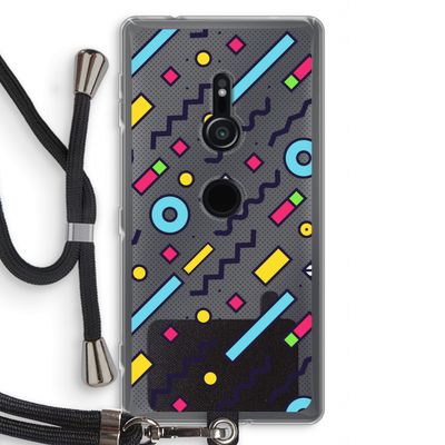 8-bit N°8: Sony Xperia XZ2 Transparant Hoesje met koord