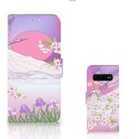 Samsung Galaxy S10 Plus | Telefoonhoesje | Met pasjeshouder | Bird Flying