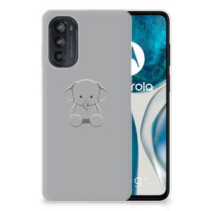 Motorola Moto G52/G82 Telefoonhoesje met Naam Grijs Baby Olifant