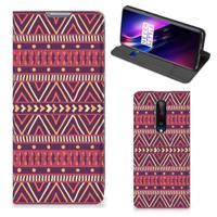 OnePlus 8 | Hoesje met Magneet | Aztec Paars