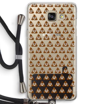 Poop emoji: Samsung Galaxy A5 (2016) Transparant Hoesje met koord