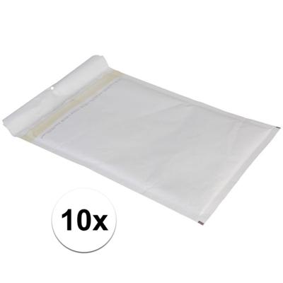 Luchtkussen enveloppen - 10x - wit - 26 x 18 cm - verzend materiaal Luchtkussen enveloppen - 10x - wit - 26 x 18 cm - verzend materiaal