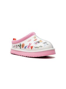 UGG Kids chaussons Tazz Pop Sketch - Blanc