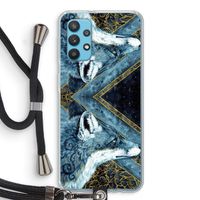 Golden Fox: Samsung Galaxy A32 4G Transparant Hoesje met koord
