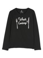 Mini Rodini sweat à slogan imprimé - Noir