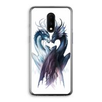 Yin Yang Dragons: OnePlus 7 Transparant Hoesje