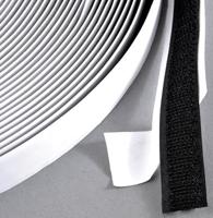 Klitteband klevend 25mm zwart haak 25m