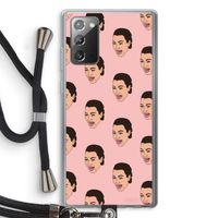 Ugly Cry Call: Samsung Galaxy Note 20 / Note 20 5G Transparant Hoesje met koord
