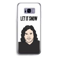 Let It Snow: Samsung Galaxy S8 Transparant Hoesje