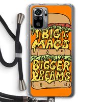 Big Macs Bigger Dreams: Xiaomi Redmi Note 10S Transparant Hoesje met koord