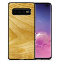 Samsung Galaxy S10+ Grip Case Licht Hout Samsung Galaxy S10+ Grip Case Licht Hout
