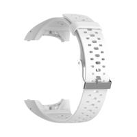 Silicone sport polsband voor POLAR M400/M430 (wit)