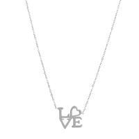 Go Dutch Label Love Ketting Zilver