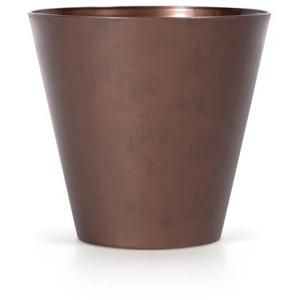 Prosperplast plantenpot - kunststof - brons - D20 x H19 cm