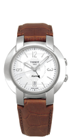 Tissot horlogeband L871.971.122 - T610014566 Croco leder Bruin 14mm - thumbnail