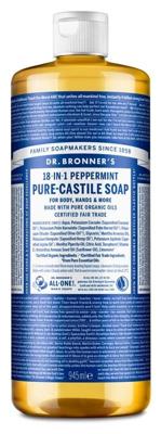 Dr Bronners Liquid soap pepermunt 945 Milliliter
