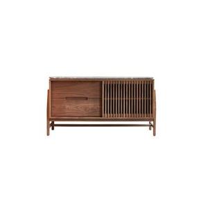 Tikamoon - Buffetkast van massief notenhout en premium terrazzo 140 cm