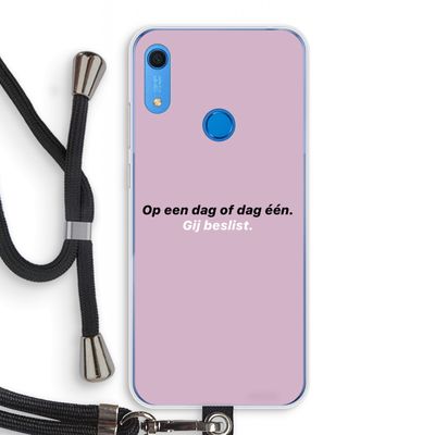gij beslist: Huawei Y6s Transparant Hoesje met koord