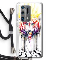 Fading: Huawei P40 Pro Plus Transparant Hoesje met koord