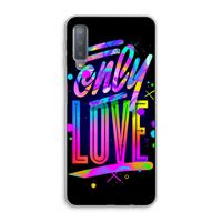 Only Love: Samsung Galaxy A7 (2018) Transparant Hoesje