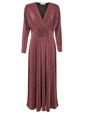 Maxi Jurk Glitter Rosé