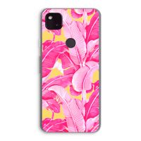 Pink Banana: Google Pixel 4a 5G Transparant Hoesje