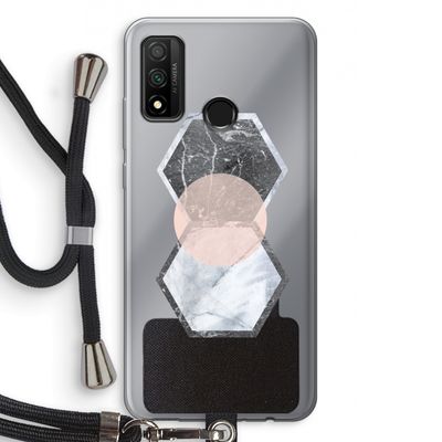 Creatieve toets: Huawei P Smart (2020) Transparant Hoesje met koord